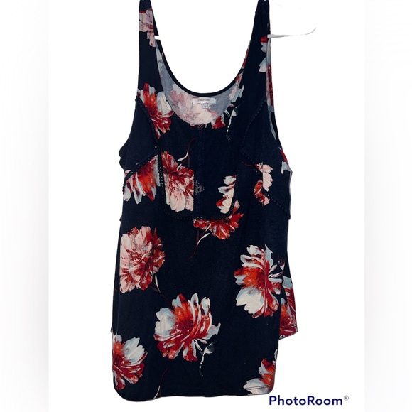 Maurices Floral Tank Top, size 0 - Picture 1 of 5